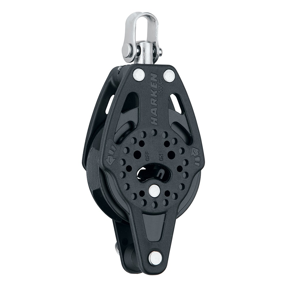 Harken 57mm Carbo Single Ratchet Block w/Swivel & Becket HARKEN 2136  Expedi