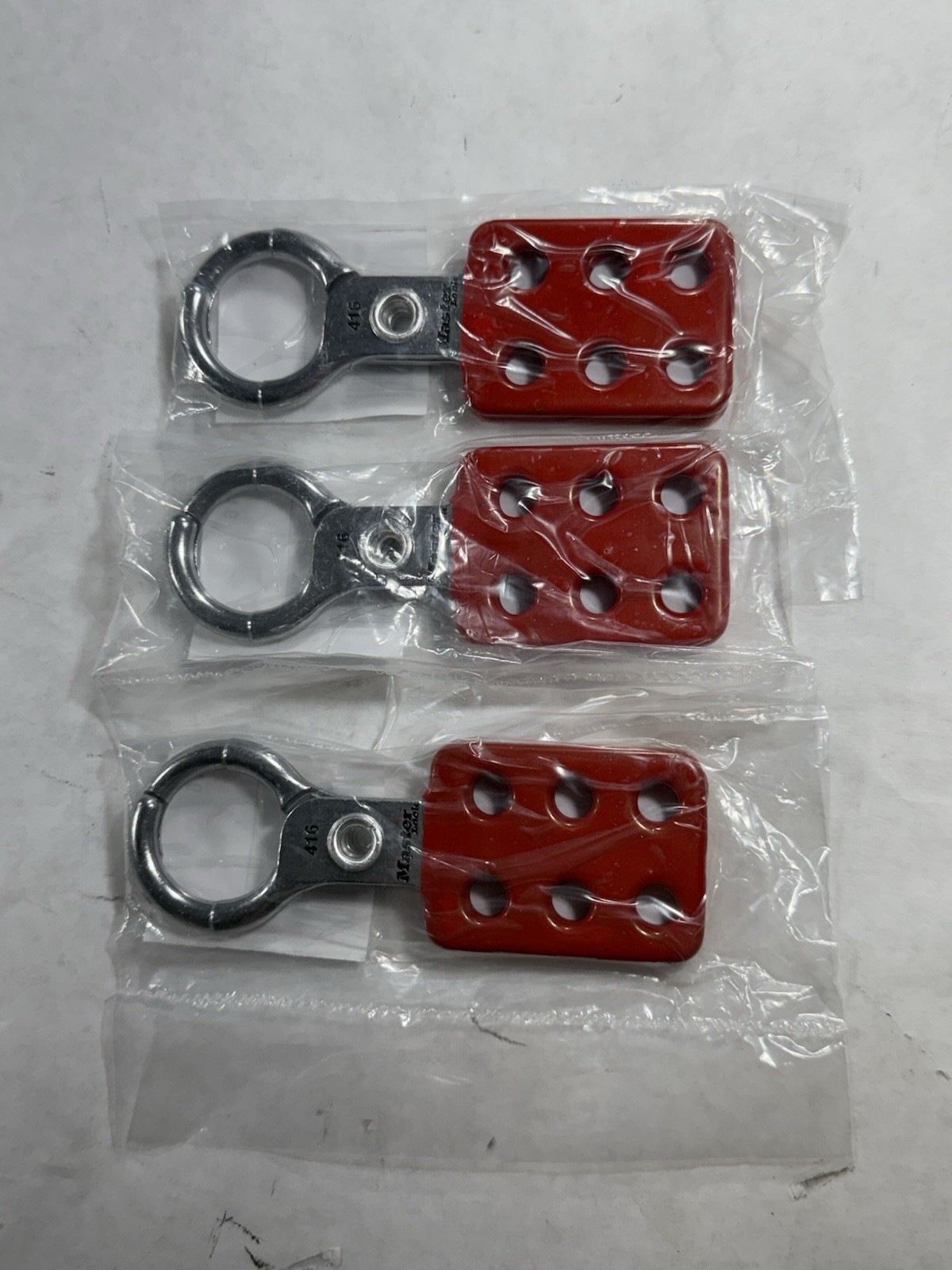 Master Lock Model 416 Aluminum Lockout Hasp, 2-inch Jaw Clearance, 1pc
