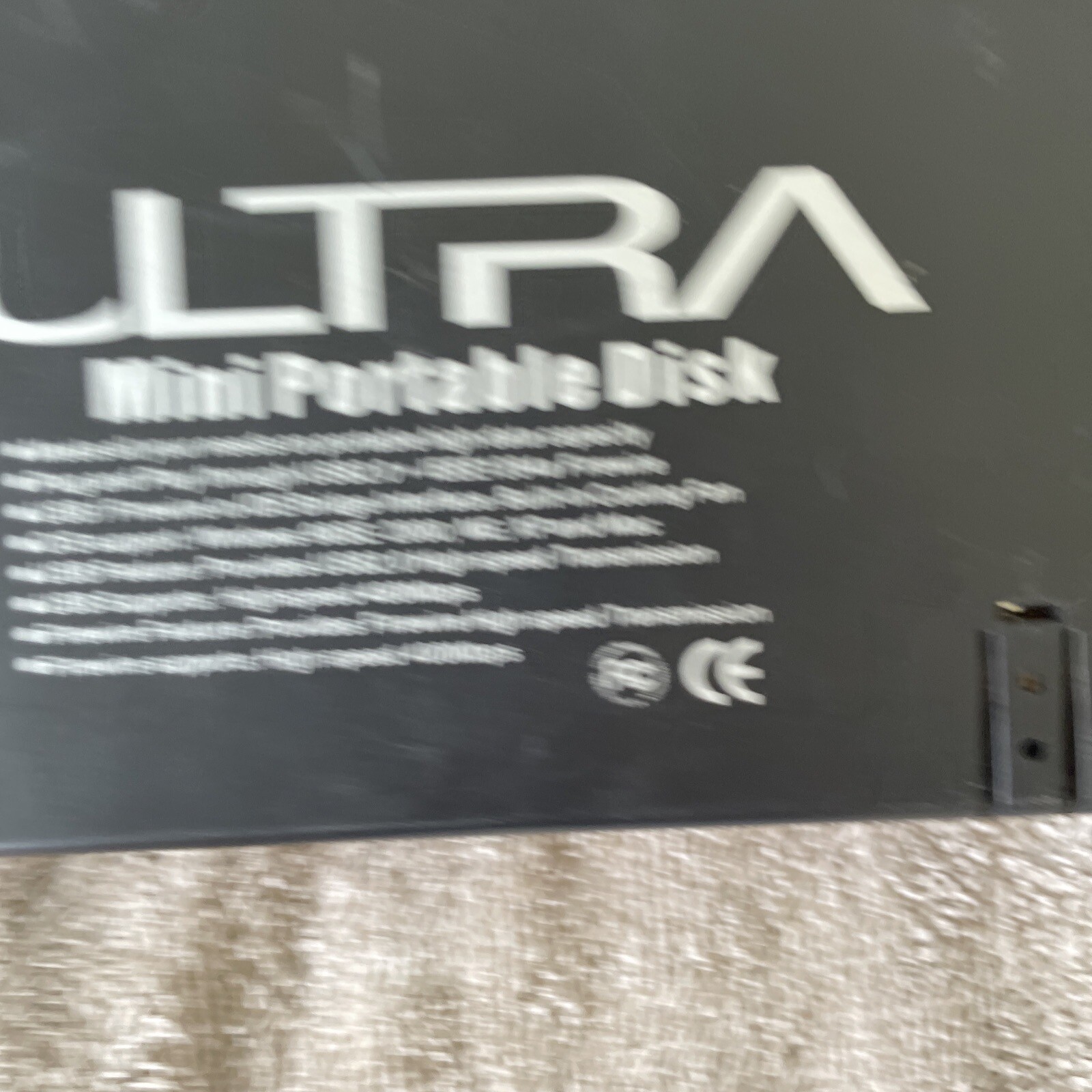 Ultra Mini Portable Disk w/ USB 2.0 Support No Power Adapter (E1)