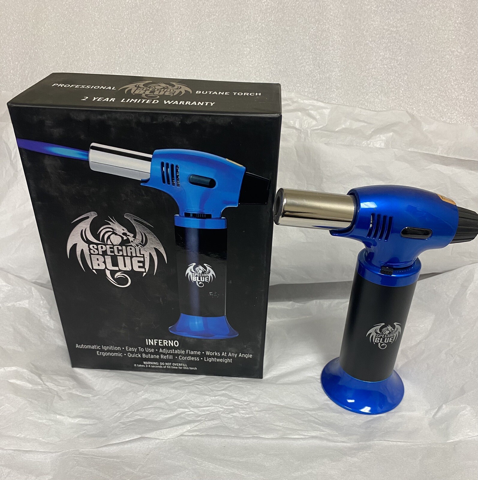 Special Blue Inferno Refillable Butane Torch
