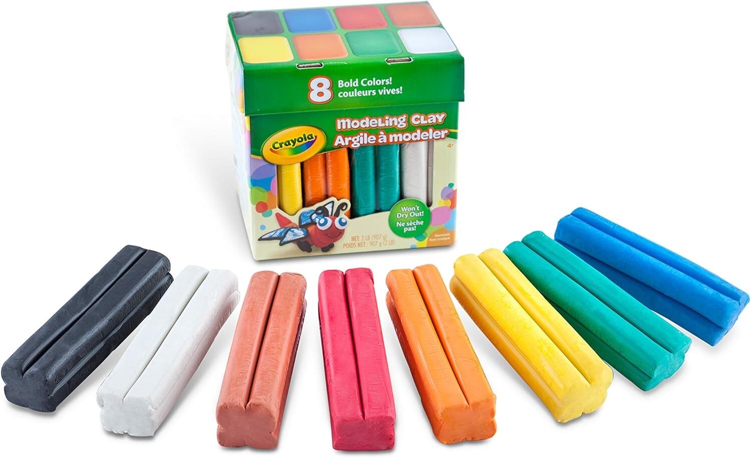Ultimate 2lbs Modeling Clay Set - Non-Drying, Perfect for Kids 4 & Older