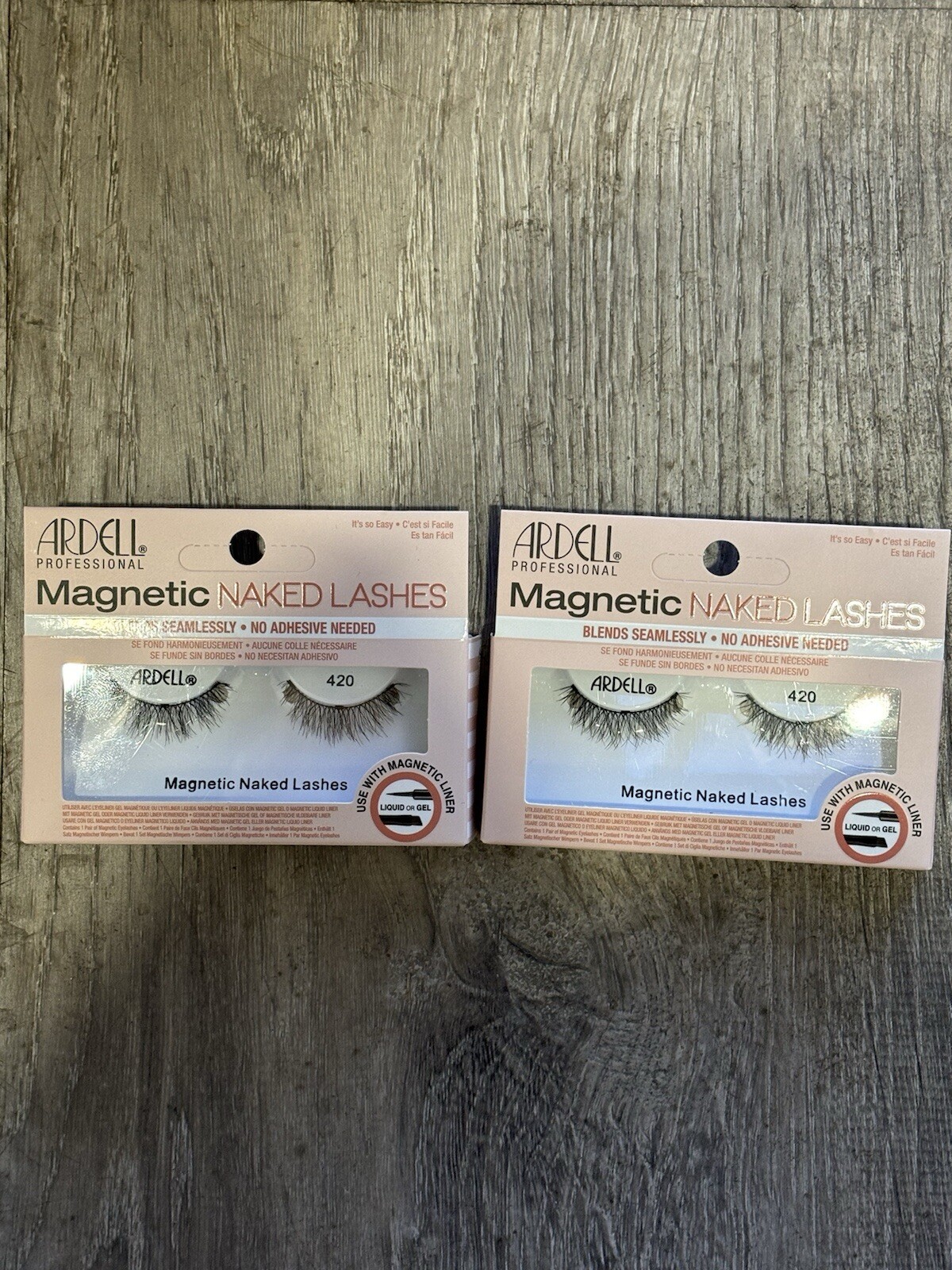 Ardell Professional Magnetic Naked Lashes. #420 Lot Of 2!!