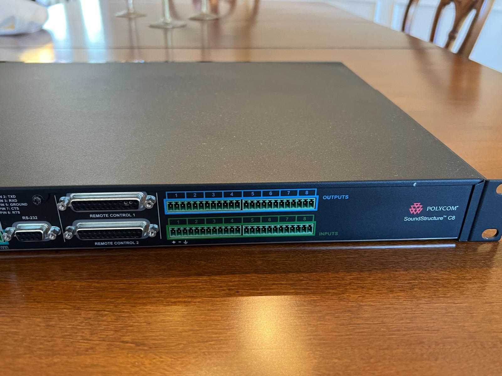 Polycom SoundStructure C8 DSP Audio Processor w/ PSTN Module – Tested Working