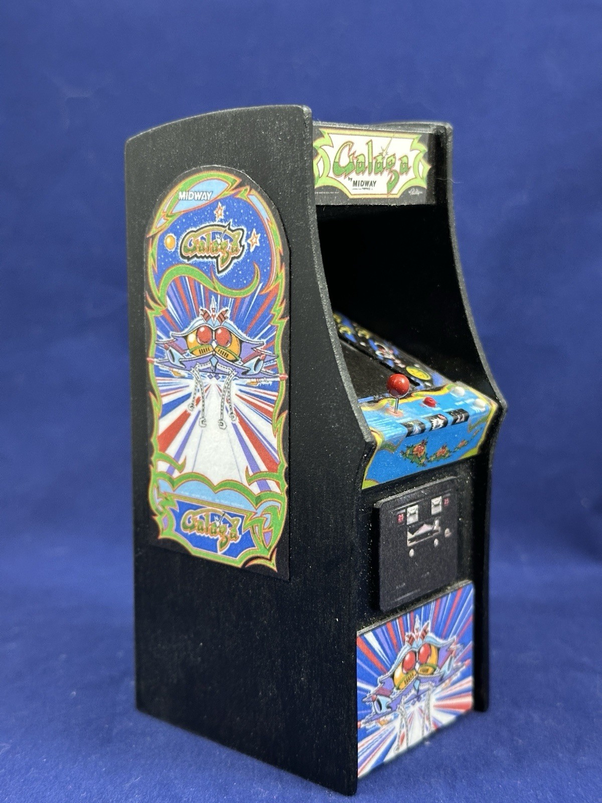 Custom Mini Arcade Machine Model (1:18 Scale): Galaga
