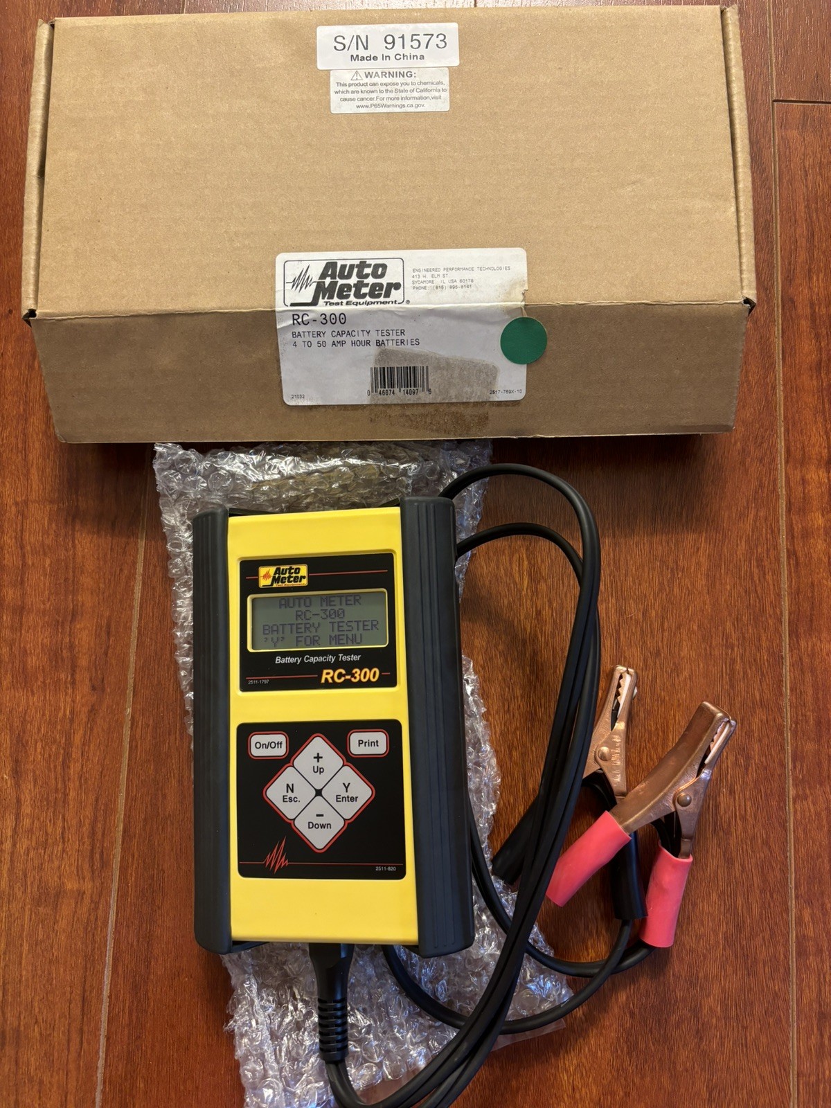 Battery Tester Auto Meter RC-300