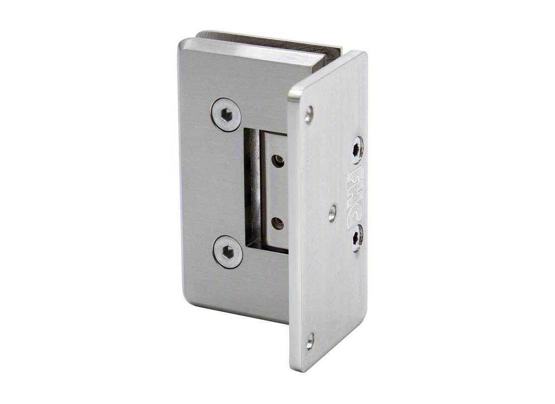 FHC Preston Adjustable Hinge Brass Material Wall Mount Brushed Nickel Finish