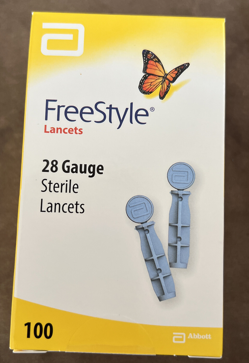 FreeStyle Lancets 28 gauge 100ct Disposable *EXP: 03/2023* (Sealed)