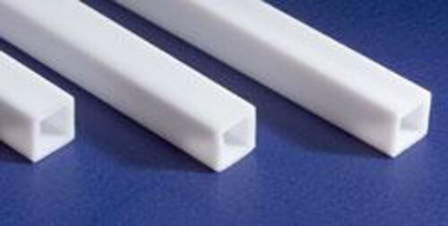 Evergreen Styrene Square Tube .187 3/16 (3) - Model Railroad Scratch Building