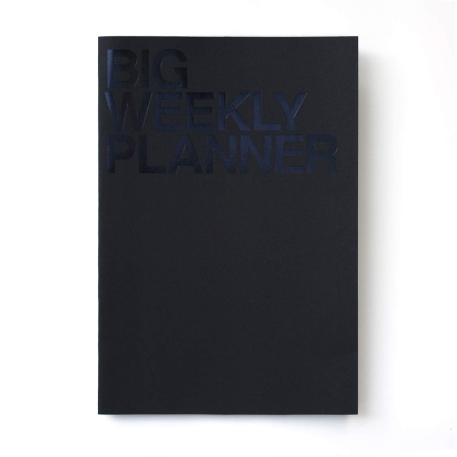 JSTORY Big Personal Wide Spaces Weekly Planner 28 Sheets Black