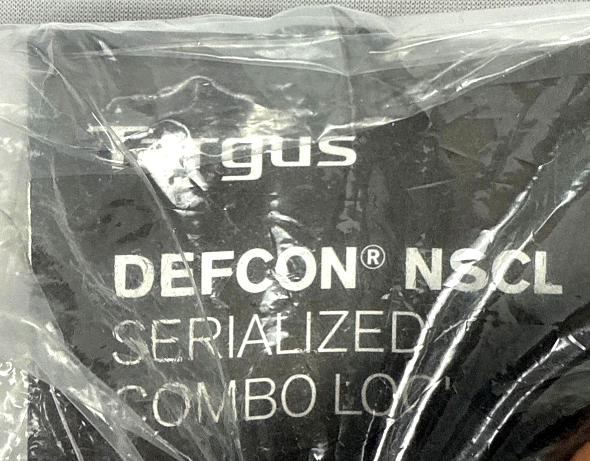 Targus DEFCON ASP66GLX-S Trapezoid Serialized Combo Cable Lock