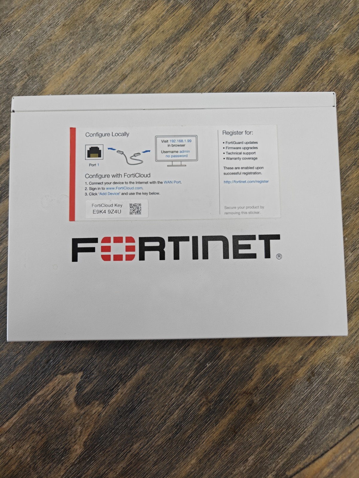 Fortinet FortiGate 60E POE FG-60E-POE Firewall Appliance Untested No Adapter
