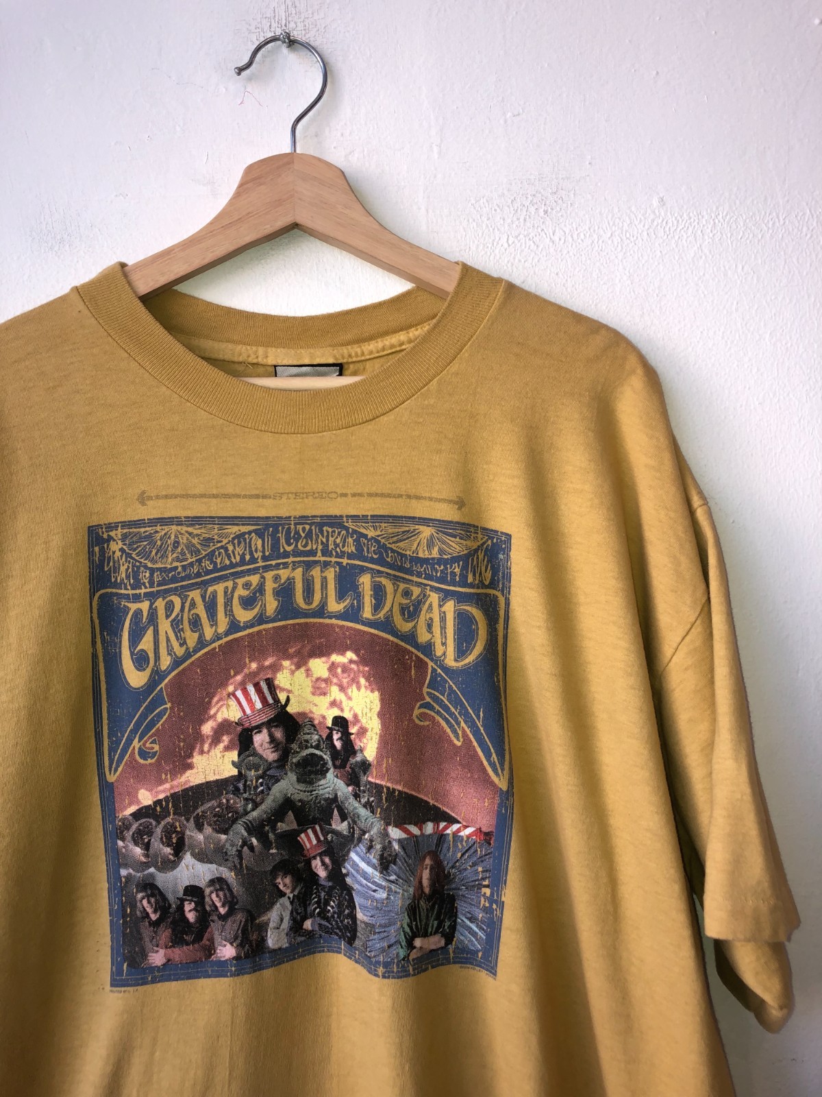 Vtg Grateful Dead T Shirt Jerry Garcia Weir 1967 RARE 2004 XL Liquid Blue