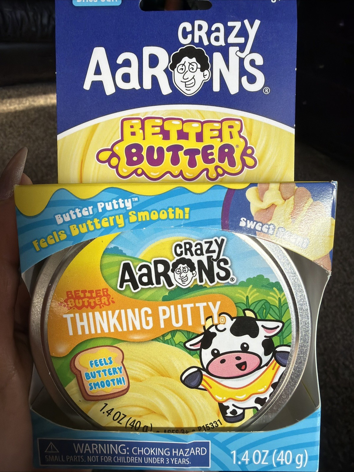 Aarons Crazy Better Butter Thinking Putty |  New Sealed Fast Free Shipping 1.4oz
