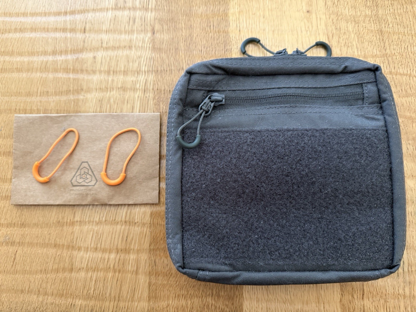 Prometheus Design Werx  AO2 Pouch Universal Field Gray With 6x6 Organizer Tiles
