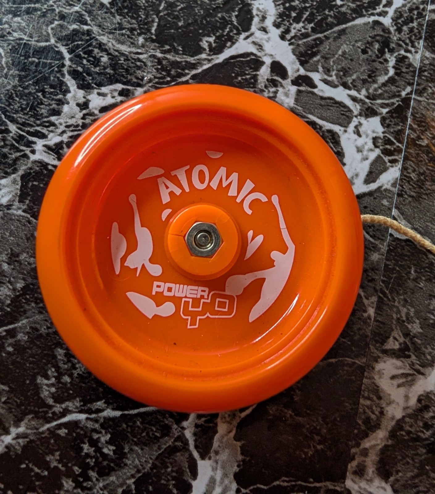 Vintage 1990's Atomic Professional Power-Yo Orange YO YO Used