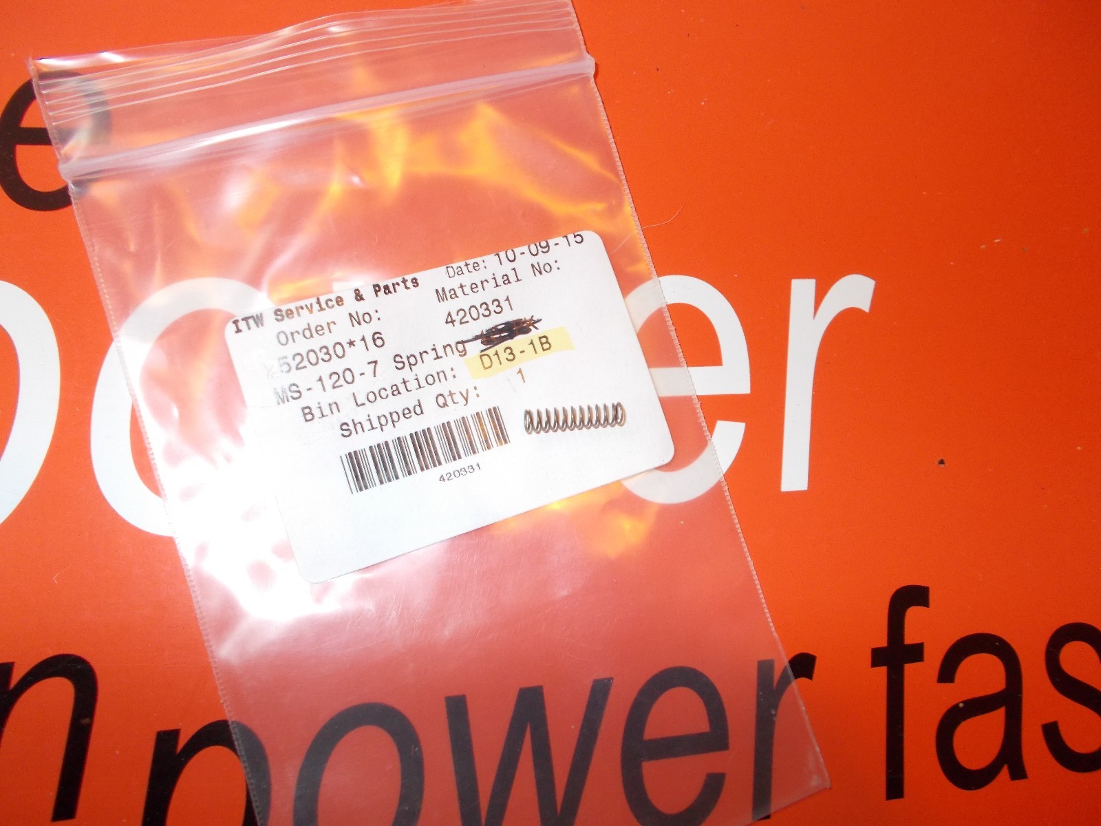 Duo Fast  MS-120-7 Spring 420331