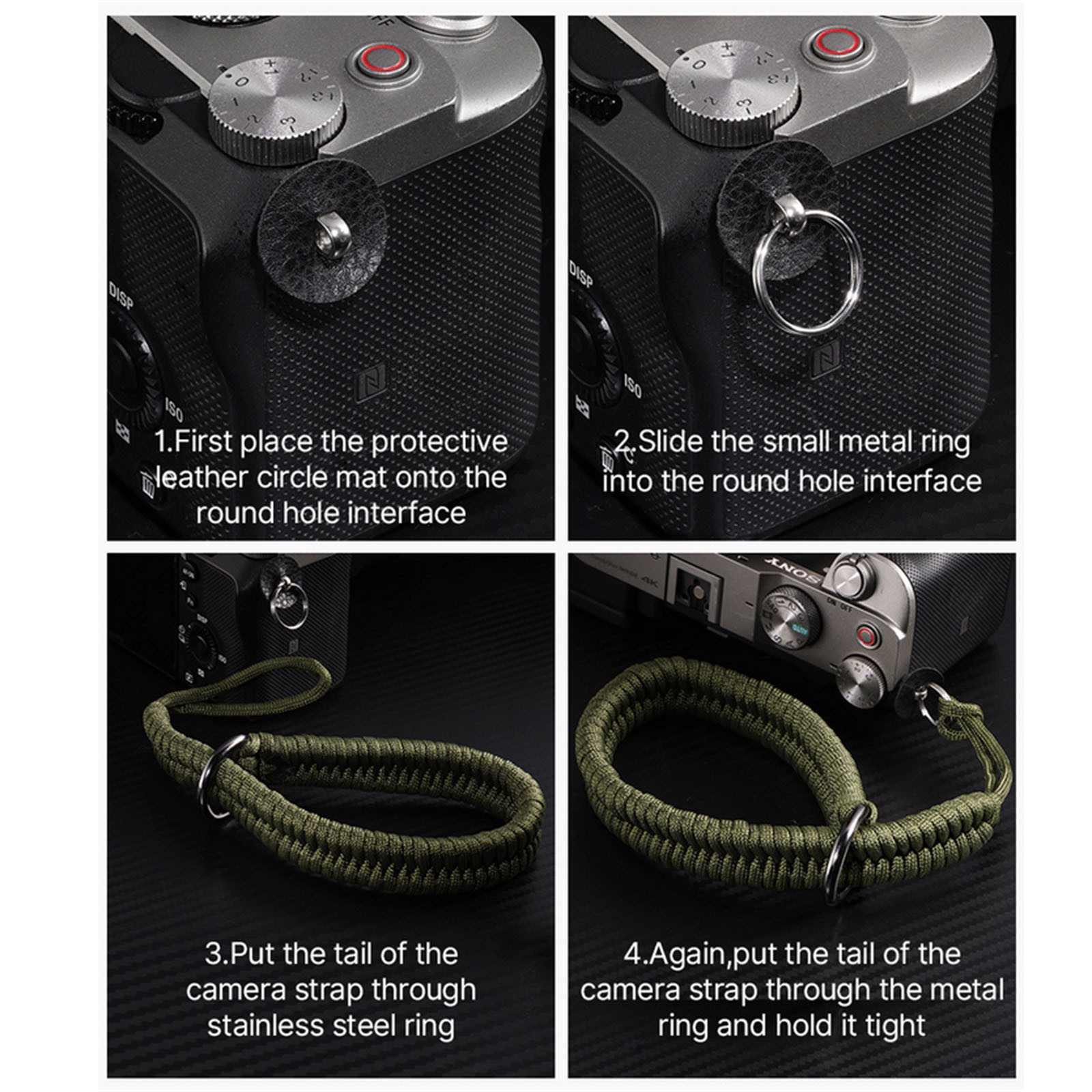 Camera Hand Strap With Quick Release Adjustable Wrist Strap Hand Grip Nylon dd