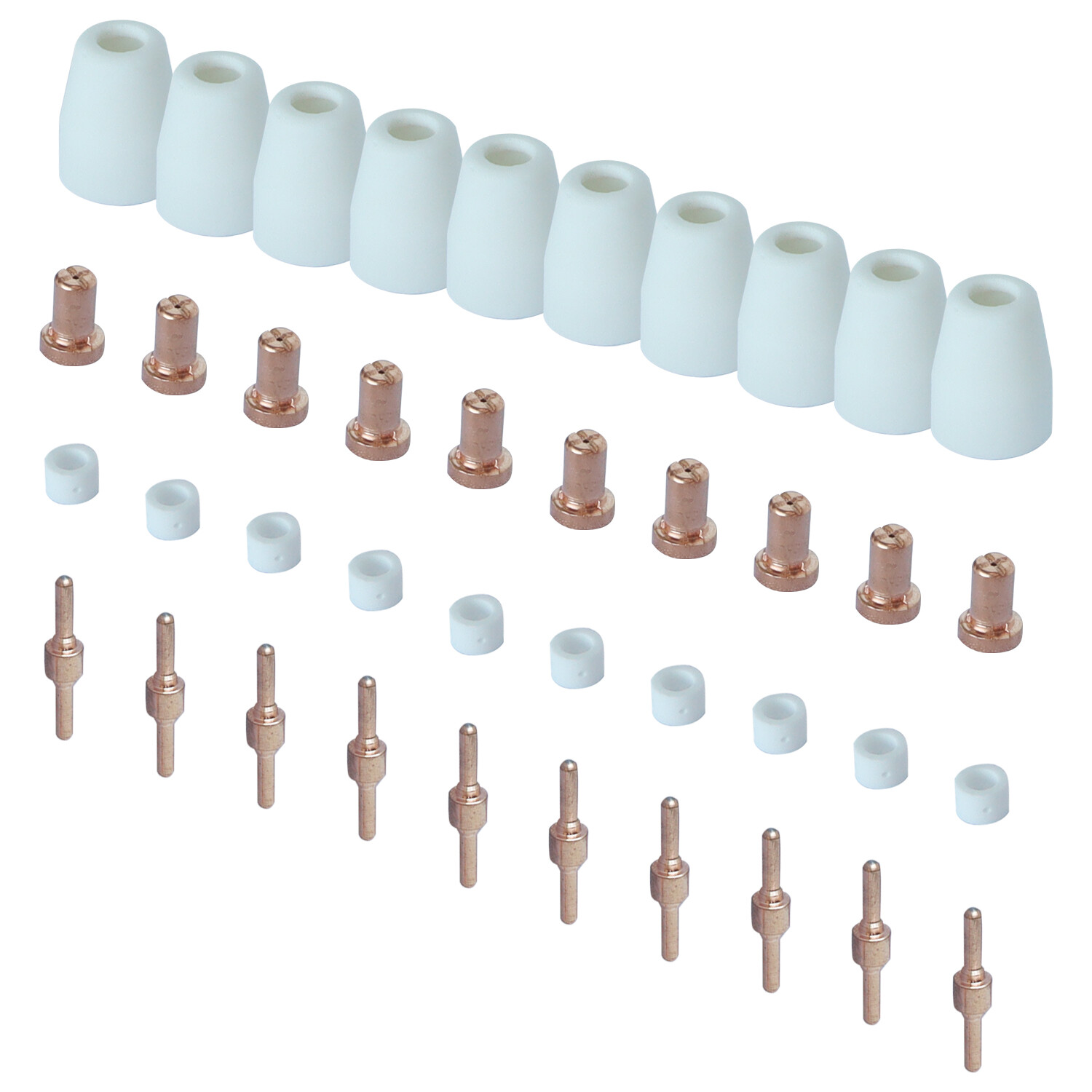 Reboot 2PCS PT-31 Plasma Cutter Roller Guide Wheel with 40pcs Torch Consumables