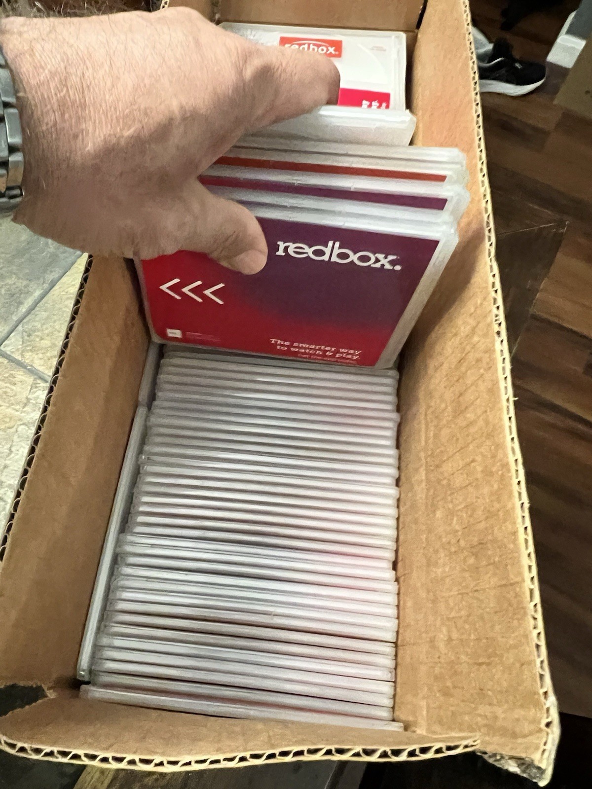 100 RedBox empty dvd cases "Cases Only" Very sturdy