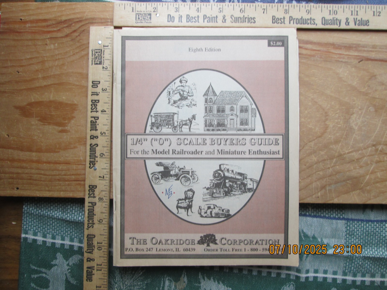 oakridge 1/4 (0) Scale Buyer's guide for the modern railroader catalog 8th ed
