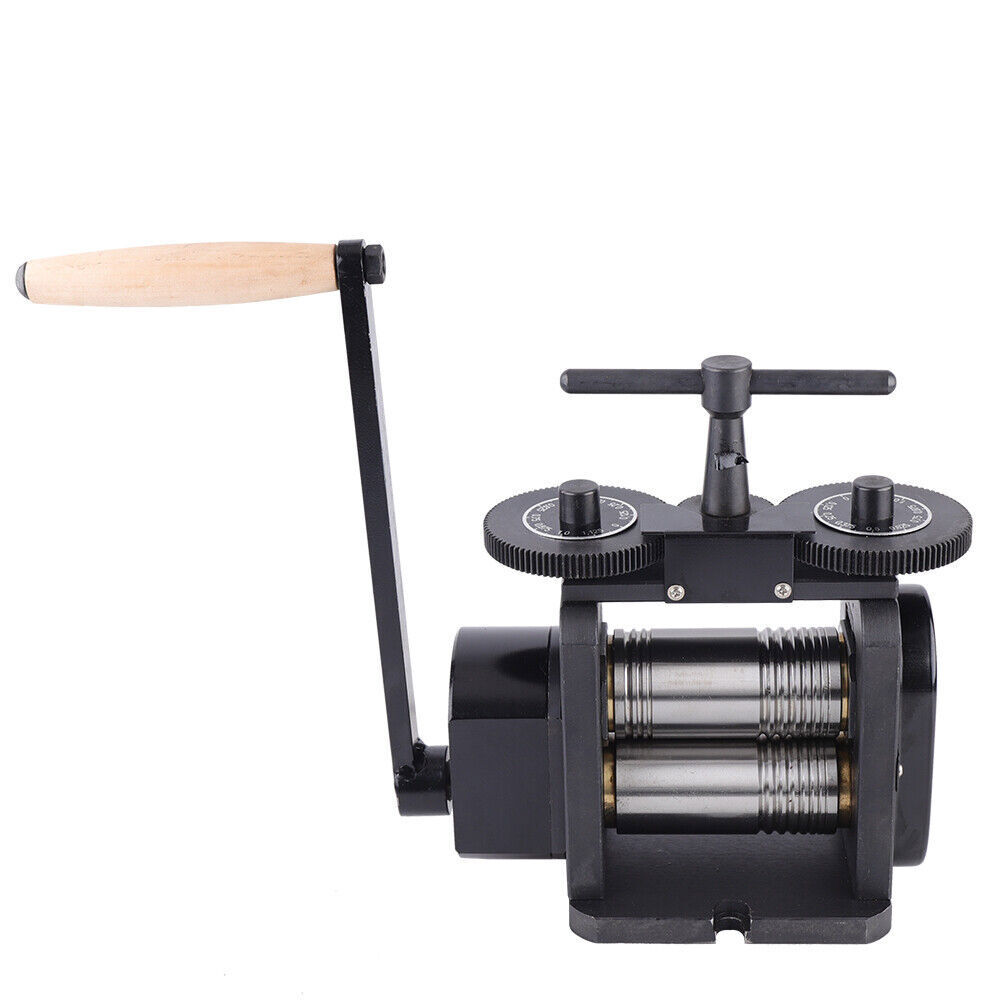 110mm Manual Combination Rolling Mill Machine Jewelry Press Equipment & Handle