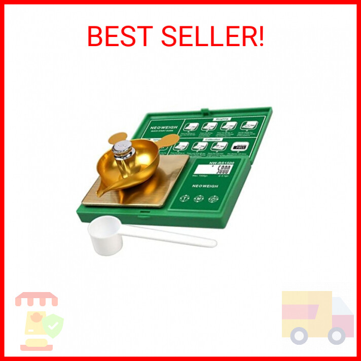 Reloading Scale, Powder Scale for Reloading, 1500 grains x 0.1 gn, Digital Powde
