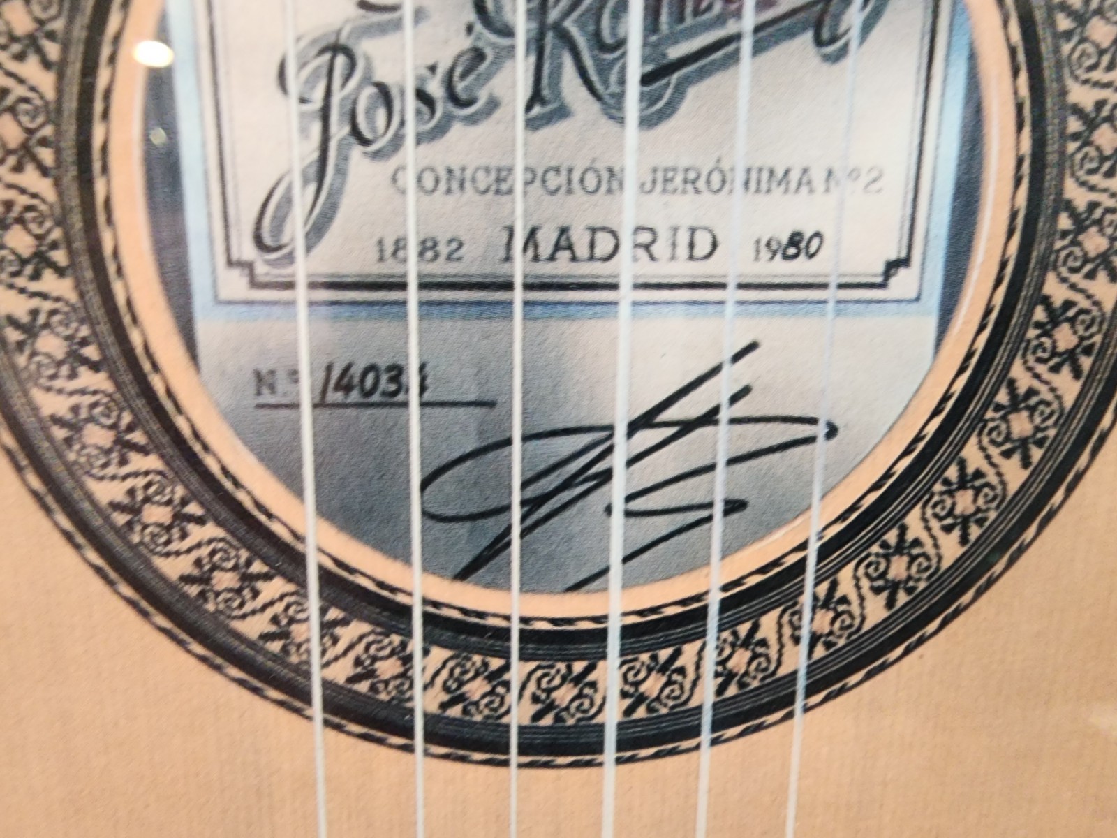 Jose Ramirez III, Luthier, Signed and Framed Poster, VERY NICE!