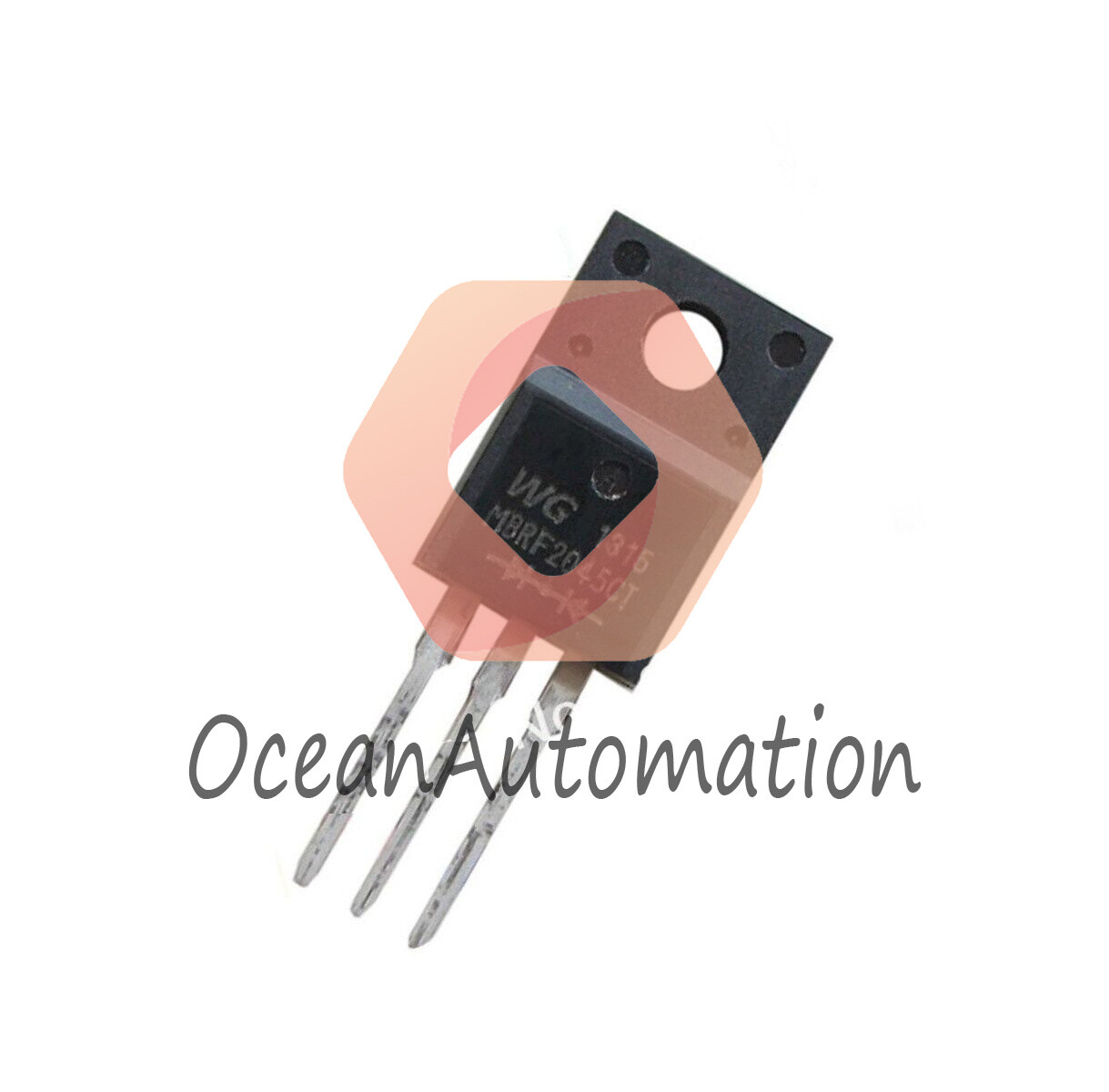 2 PCS MBRF2045CT MBRF2045 Schottky Rectifier TO-220 NEW