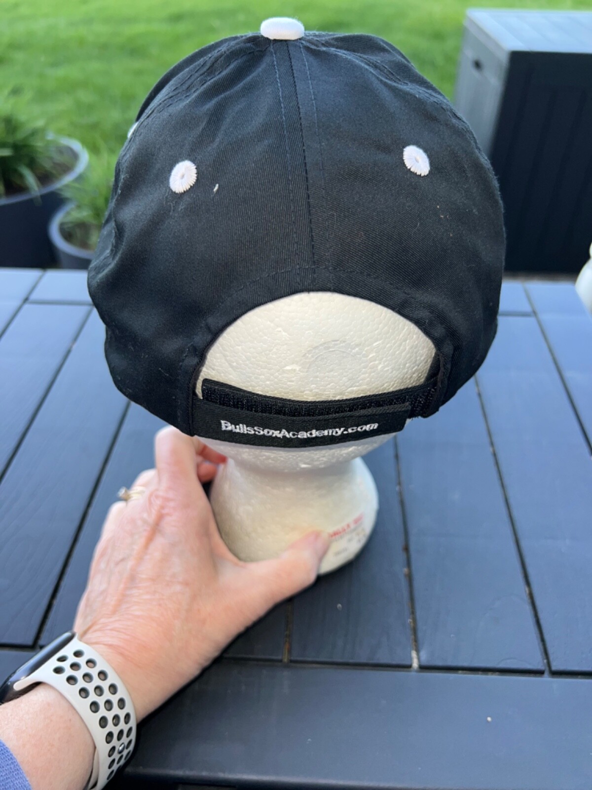 Chicago Bulls/White Sox Black Training Academy Black Hat Cap w 4 Stars Hook Loop
