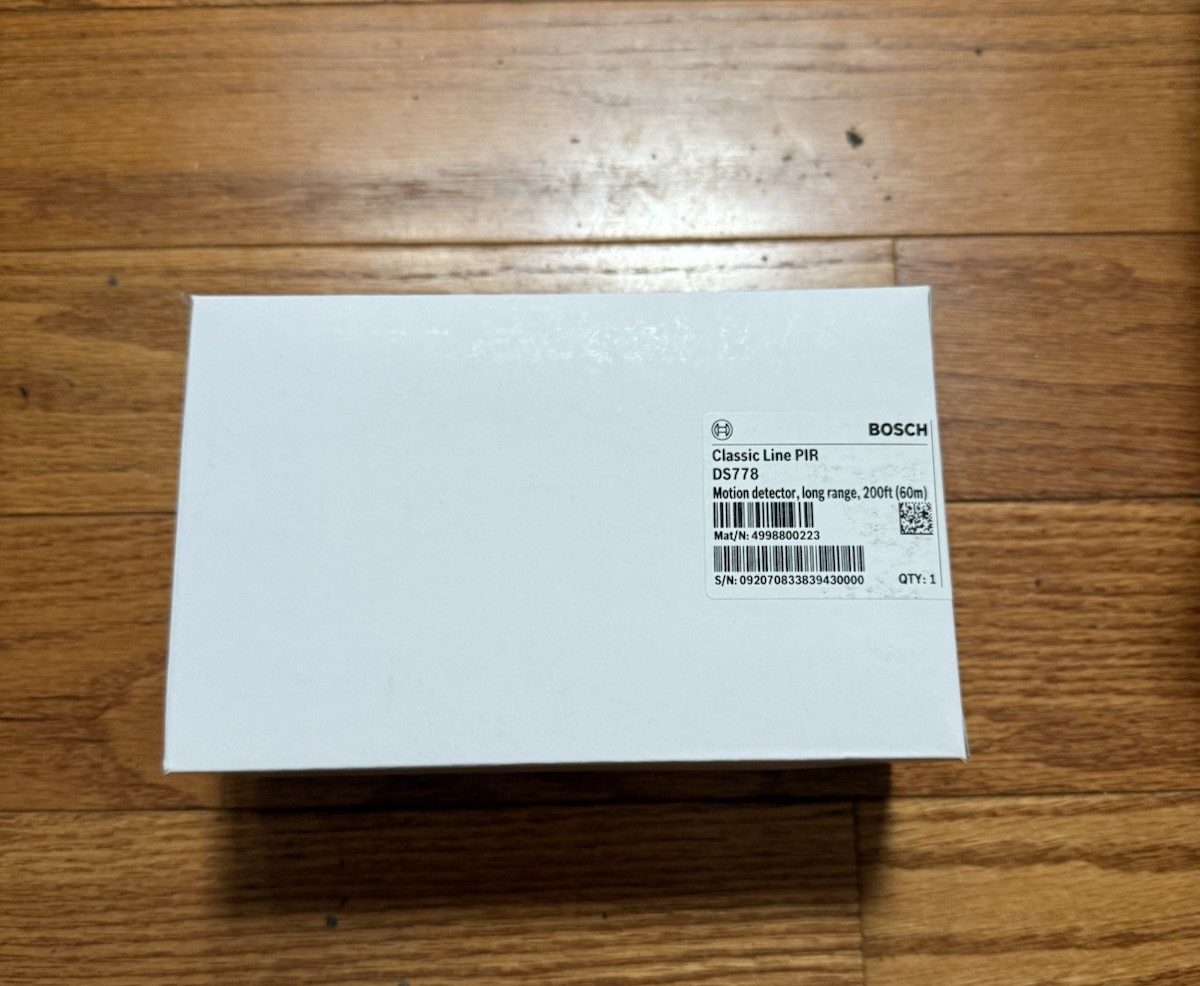 Bosch DS778 Long Range Motion Detector