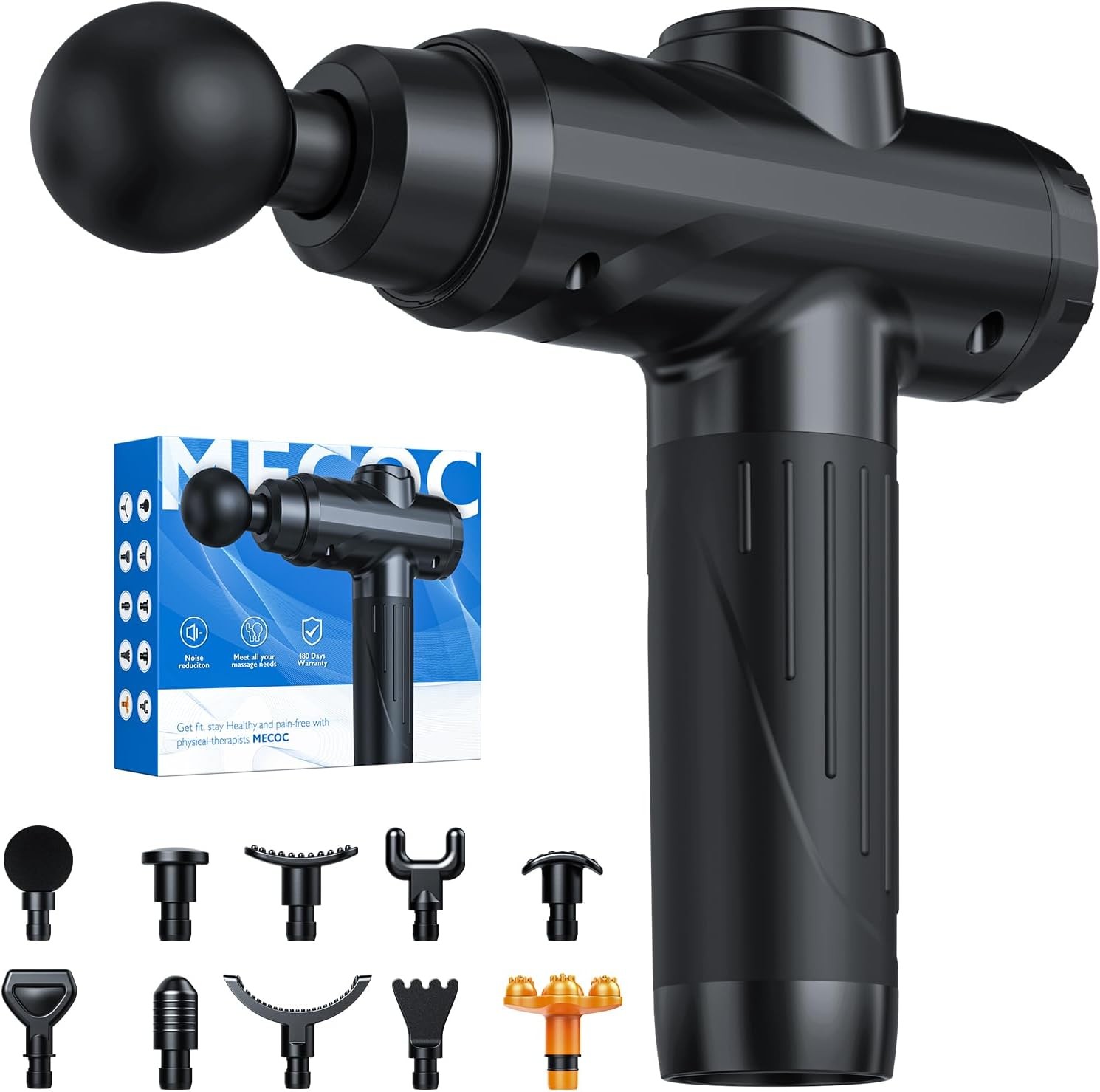 Massa Gun, Deep Tissue Percuss Massar for Pain Relief, Super Quiet