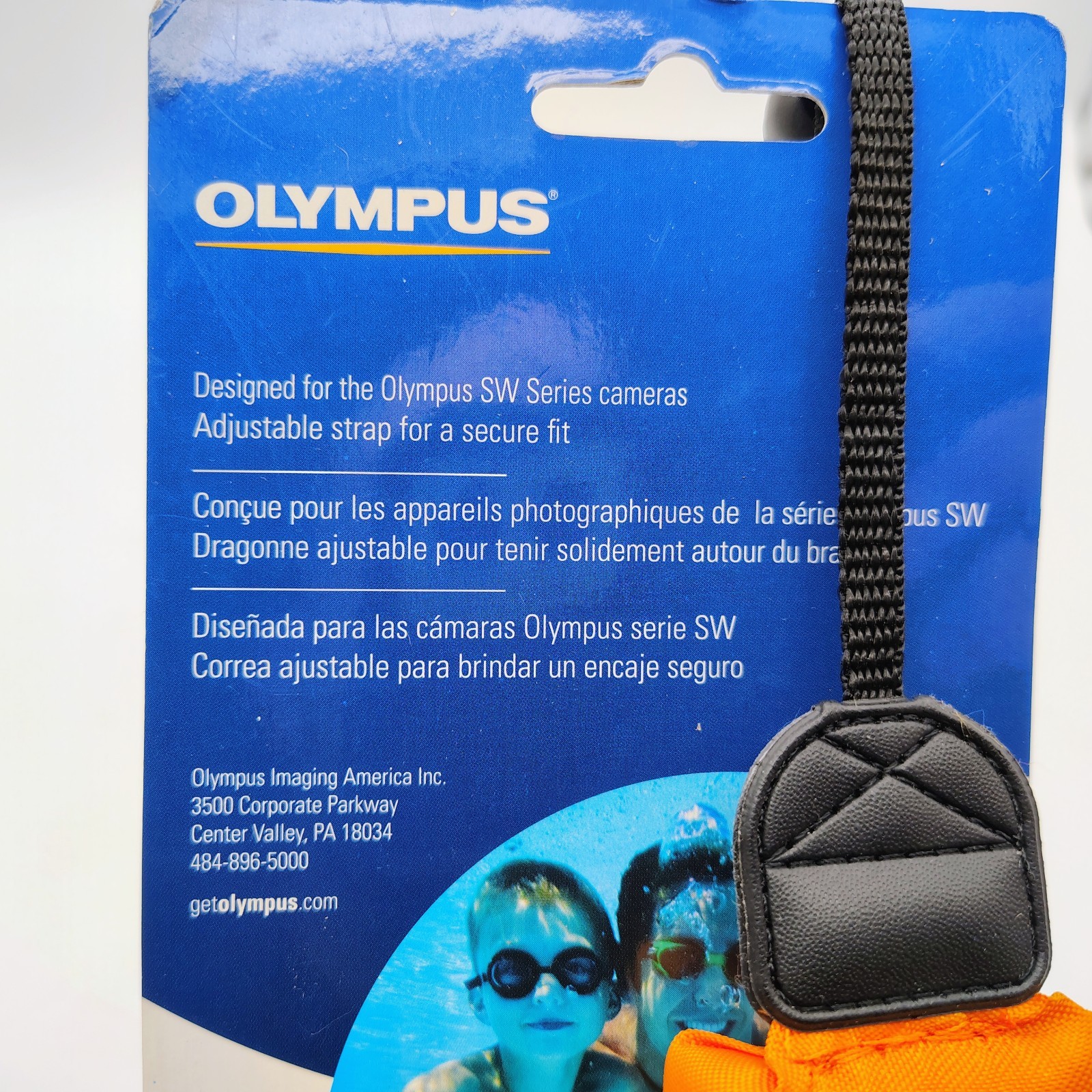 Olympus Floating Camera Strap for SW Series Adjustable Orange