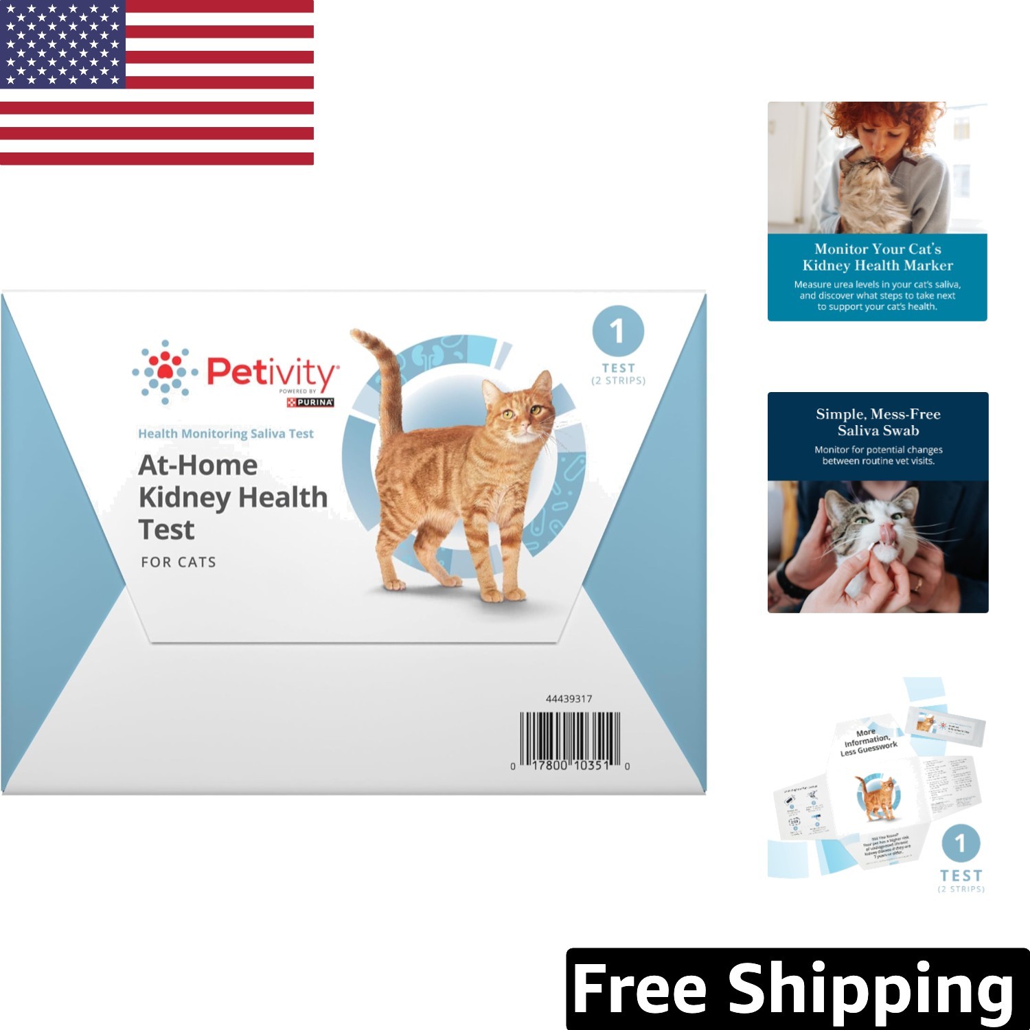 Fast Saliva Urea  Kit for Cats - Monitor Kidney Health Effortlessly