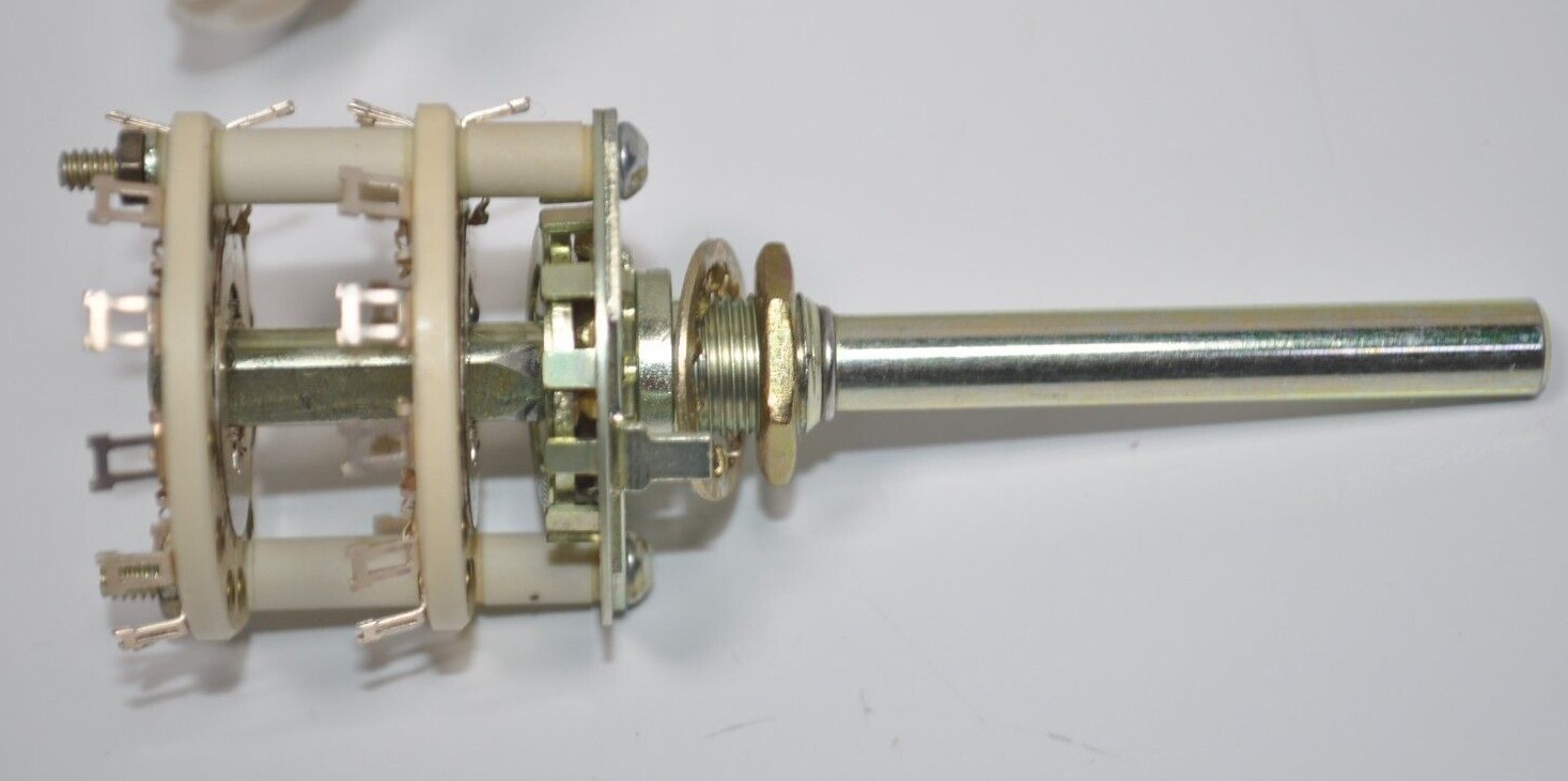 NEW ELECTROSWITCH 2-Pole 12-Pos Rotary Switch Model# D4C0212N