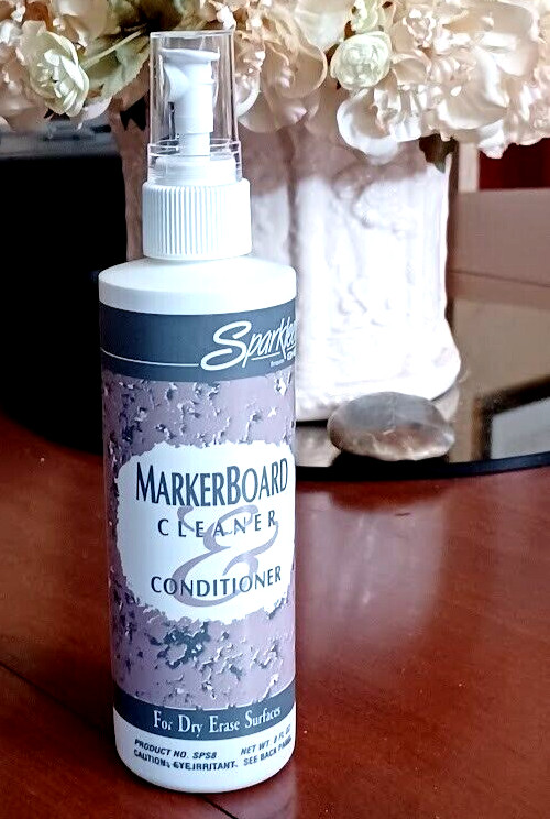 SparKleen MarkerBoard Cleaner & Conditioner (8 fl. oz.) for Dry Erase Surfaces