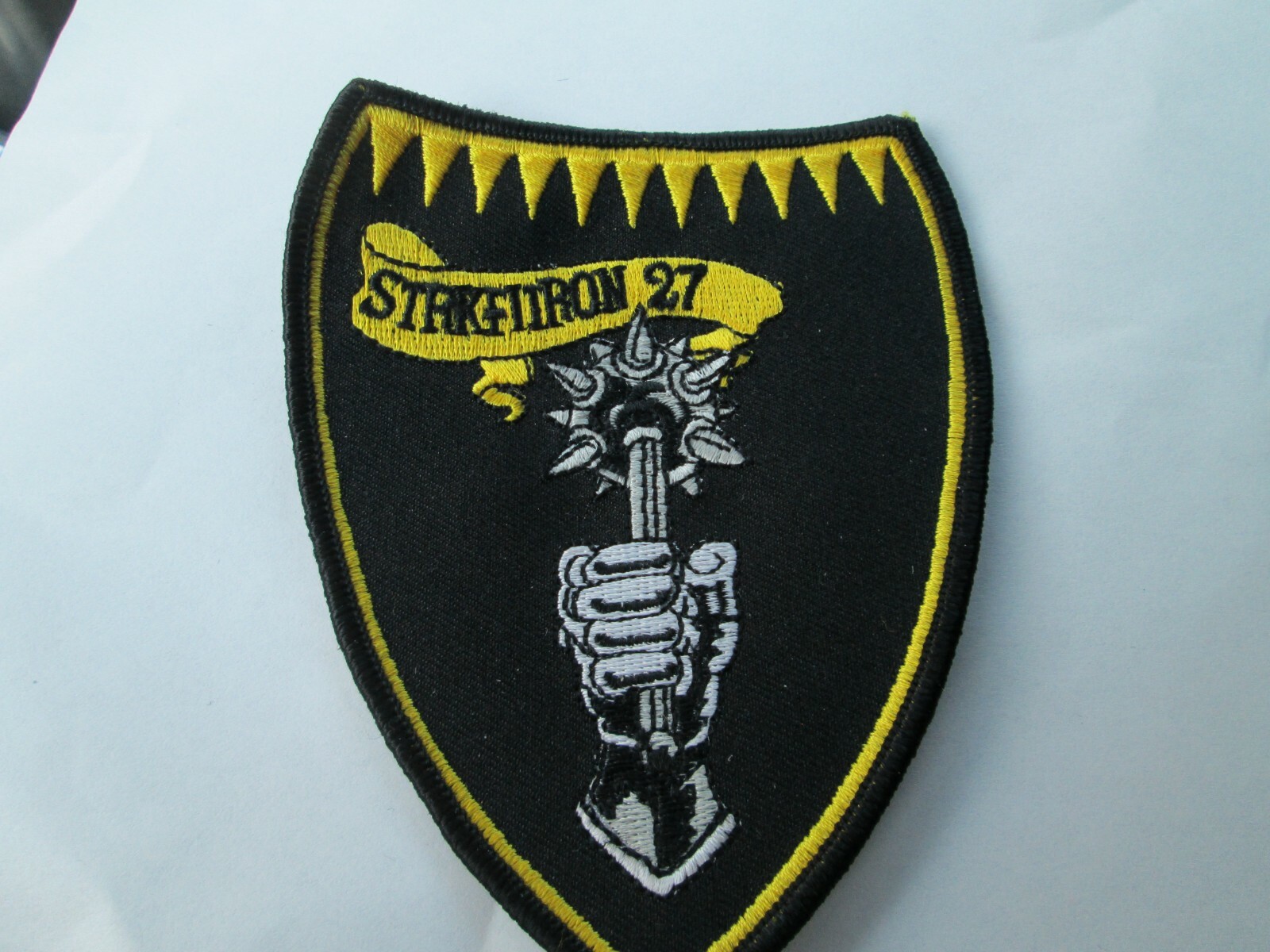 MILITARY PATCH SEW ON STRKFITRON STRIKE FIGHTER SQUADRON 27
