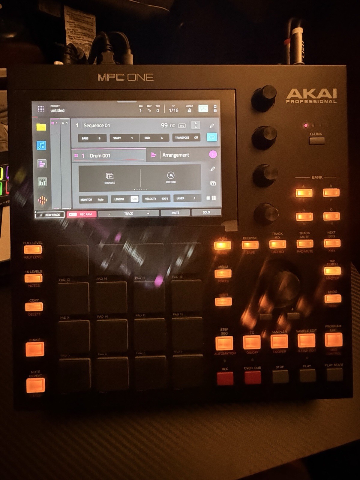 Akai Professional MPC One Plus Standalone Sampler Sequencer