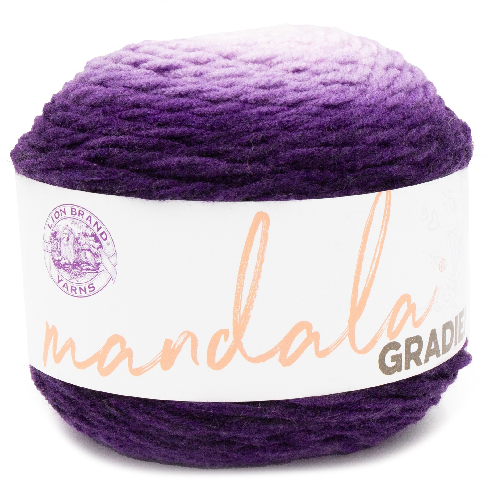 Lion Brand Mandala Gradient Yarn-Purple