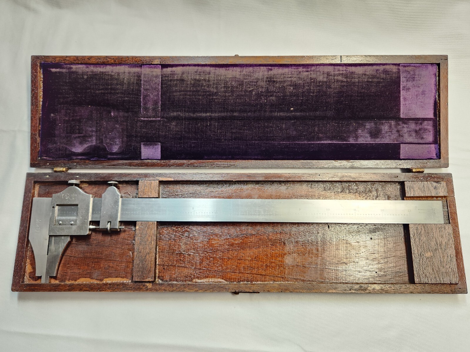 Brown & Sharpe No. 43 Left Or Right Handed Vernier Caliper 13"  inside outside