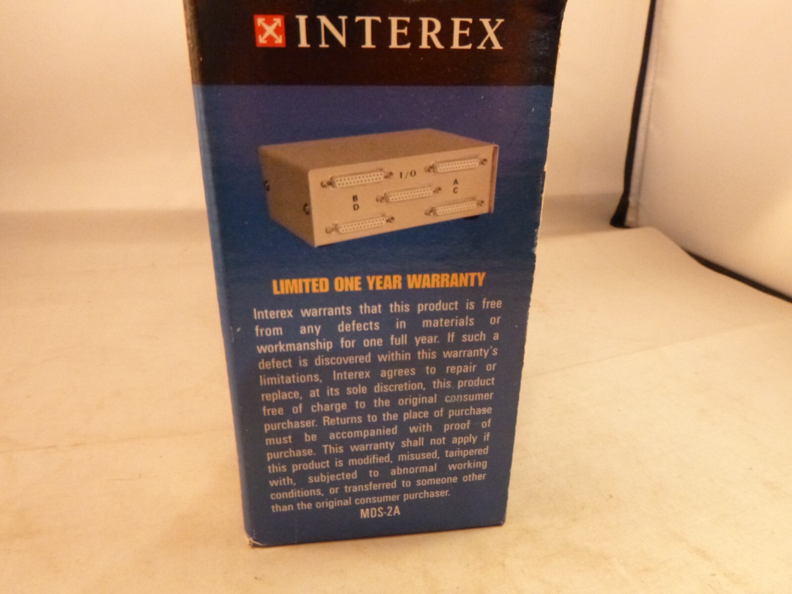 Interex IBM/PC Data Transfer 4-Way ABCD Switch MDS-2A IBM/PC