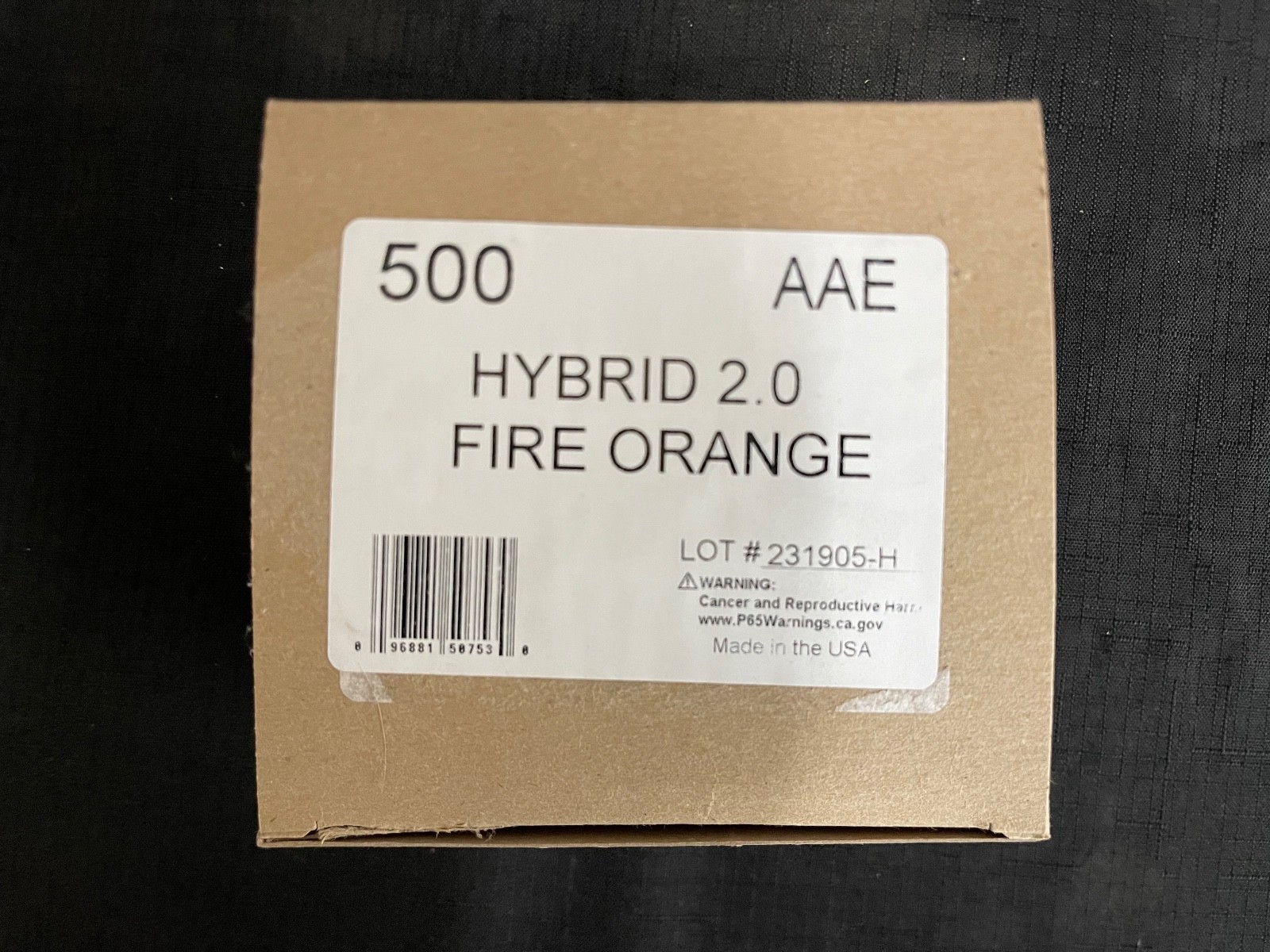 Arizona Archery Enterprise AAE Hybrid 2.0 shield Cut 500 Pack Bulk Fire Orange