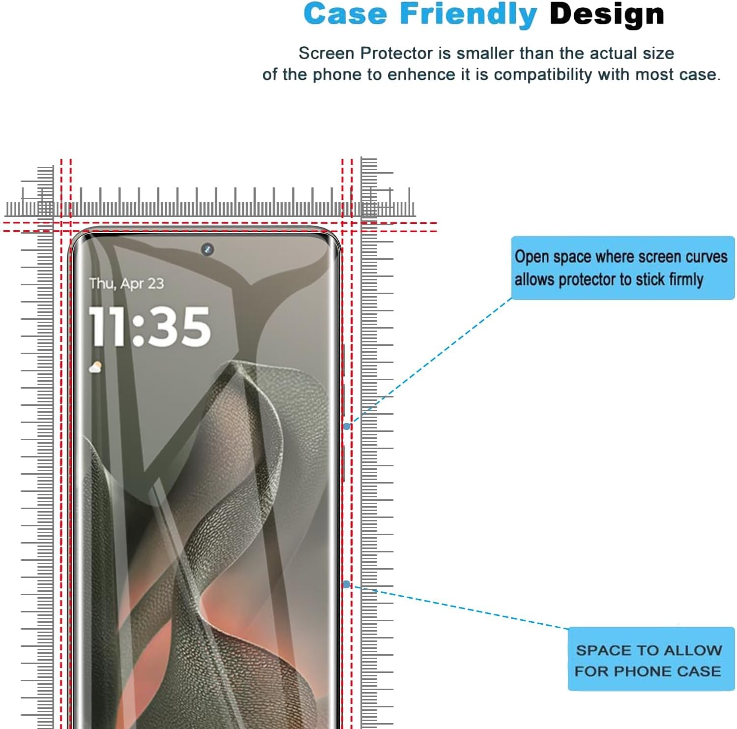 2 Pack Screen Protector for Motorola Edge 2025,Soft 2025