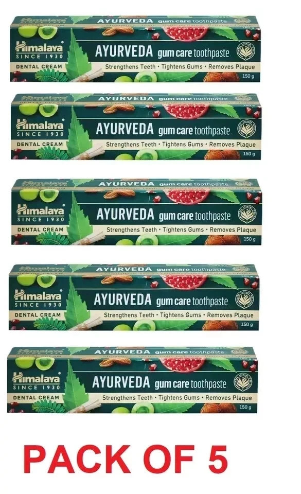 Himalaya Ayurveda Gum Care 150g Toothpaste FAST DISPATCH 2026 Pack of 5