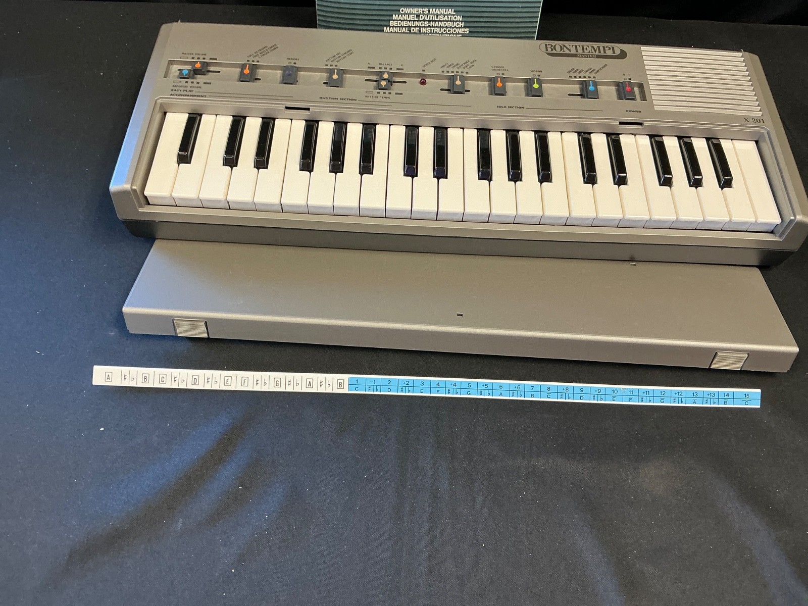 Vintage Bontempi Master Electric Keyboard