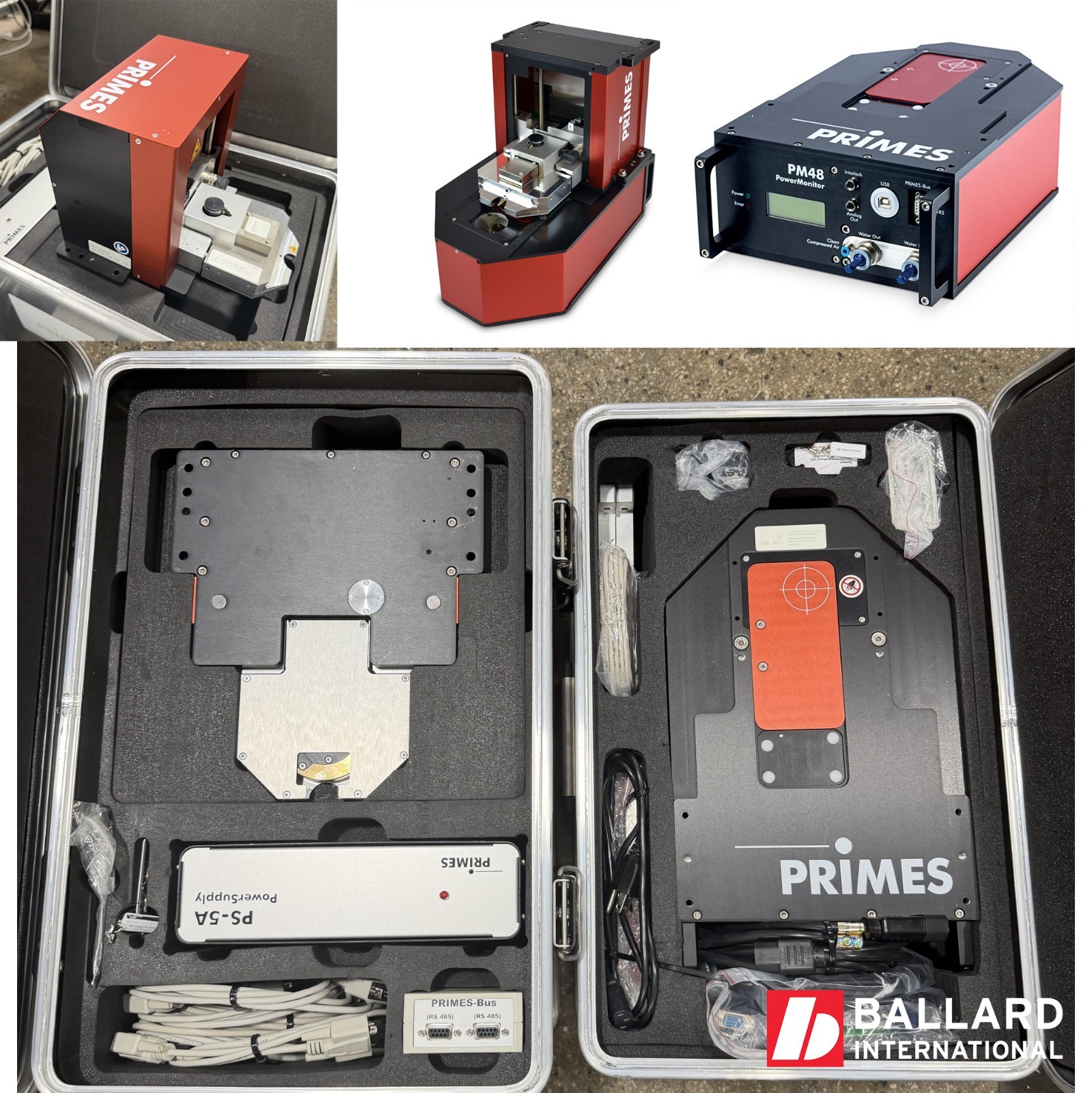 PRIMES PowerMonitor PM48 w/ FocusMonitor FM120 Laser Analysis & Measuring System
