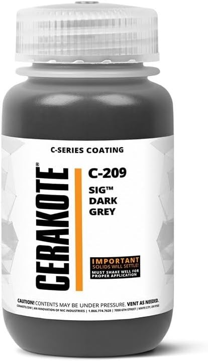 Cerakote C-Series Air Cure Ceramic Coating C-209P Sig Dark Grey (16oz)