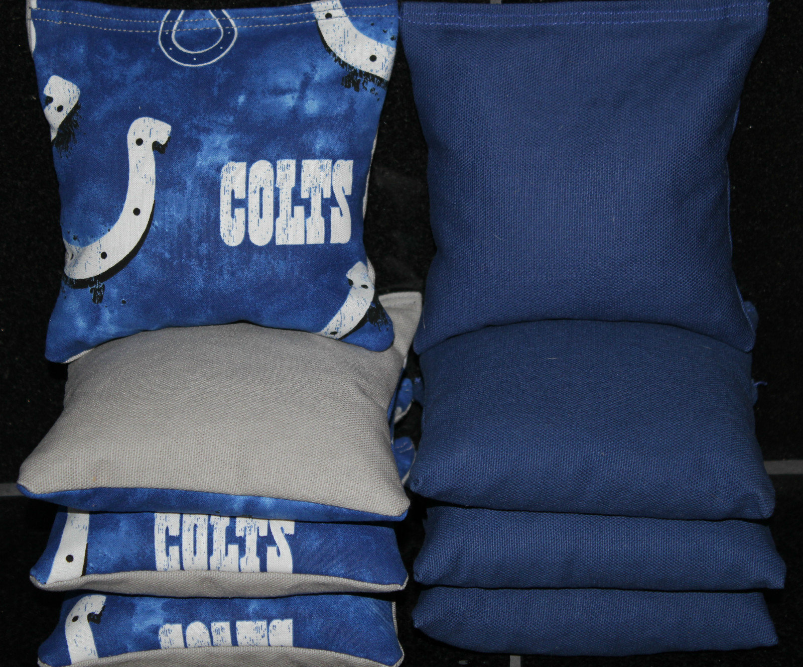 INDIANAPOLIS COLTS CORNHOLE BEAN BAGS Toss Tailgate Game 8 ACA Reg Bags