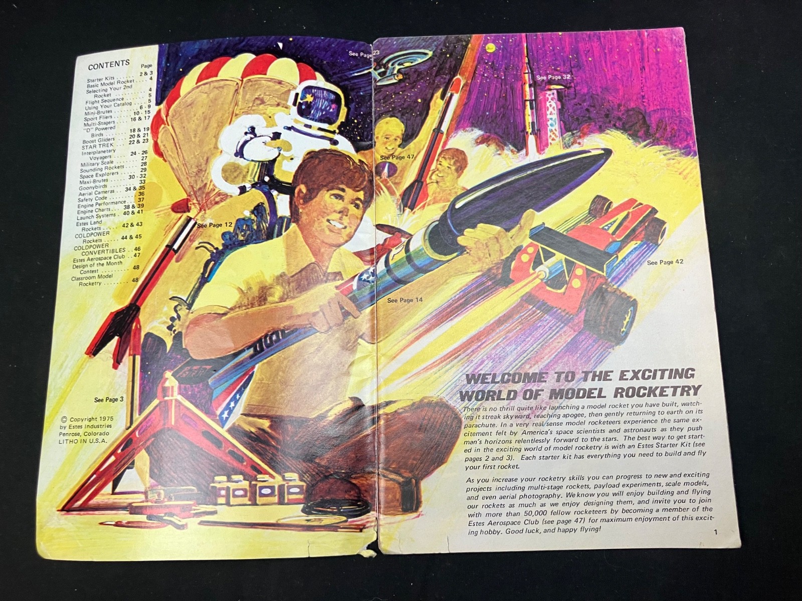 Estes 1975 Model Rocket Catalog - Extremely Rare