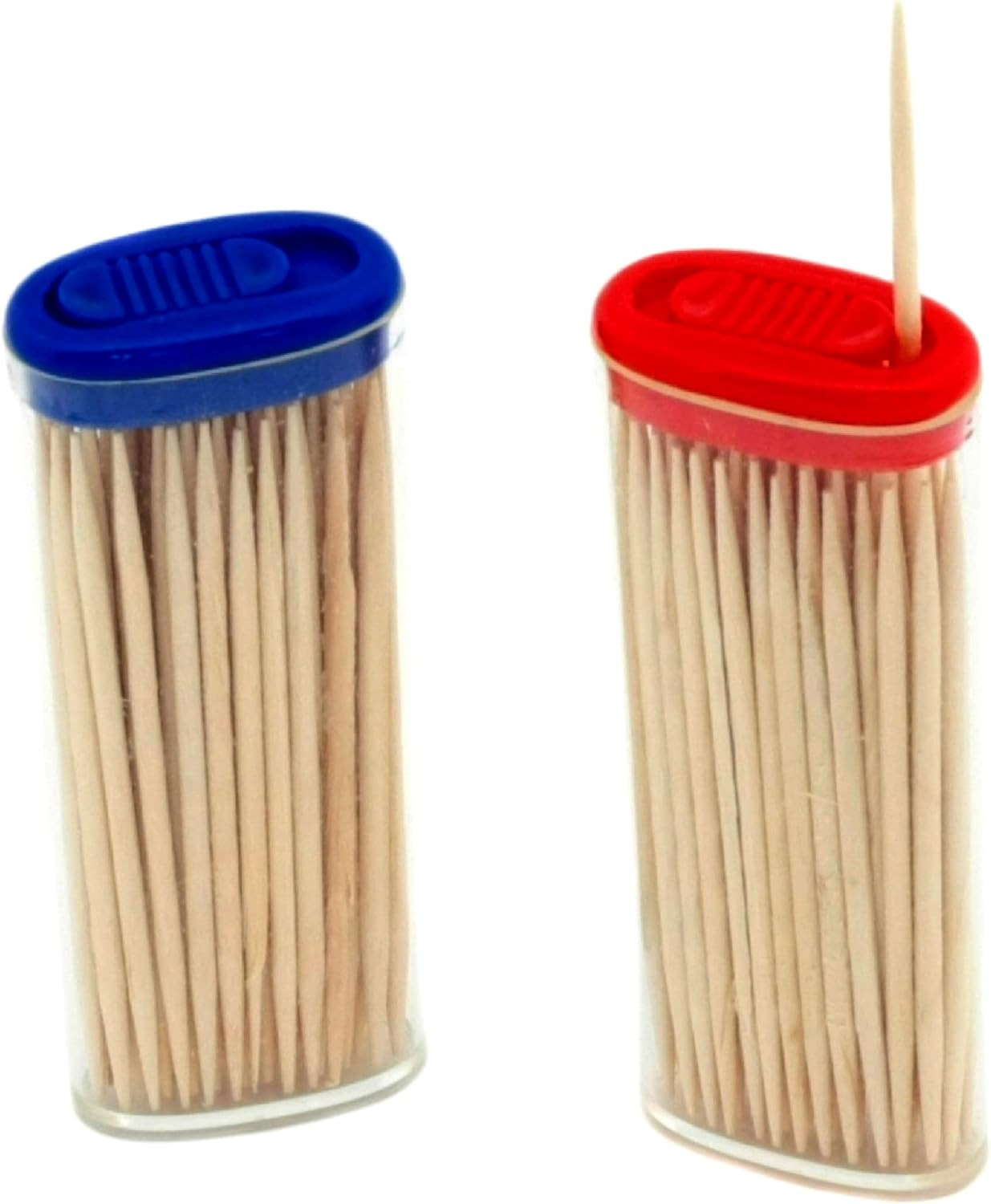 Select Bamboo Pocket Toothpicks, 60 Count 2 Piece Set, Natural