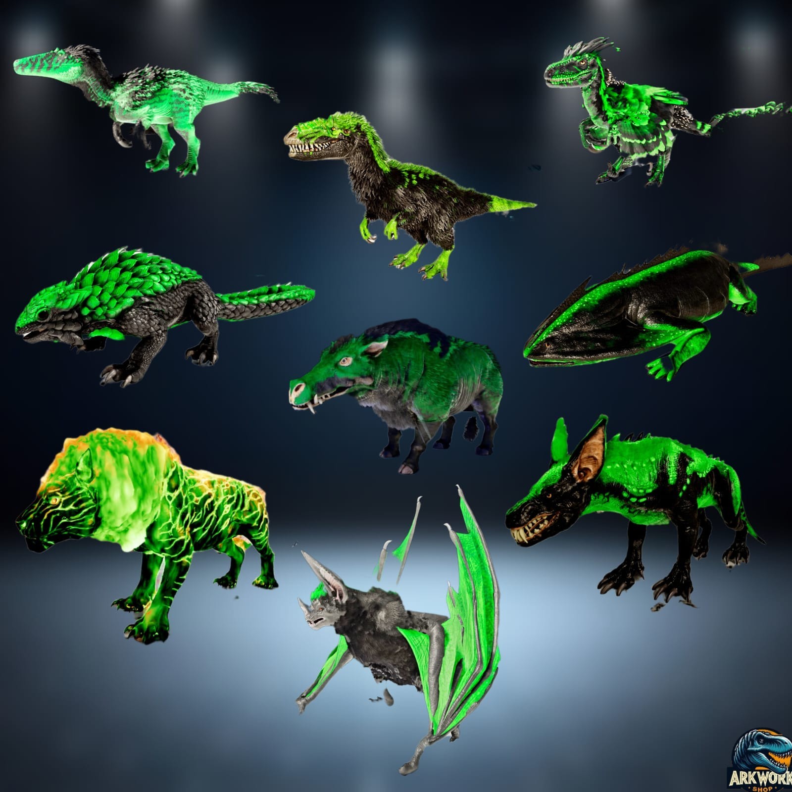 🦖ARK Survival Ascended Monster Top Stats PVE PS5/XBOX/PC